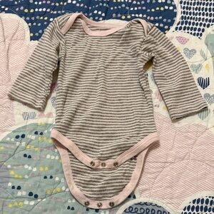 $1 Striped Burts Bees Onesie